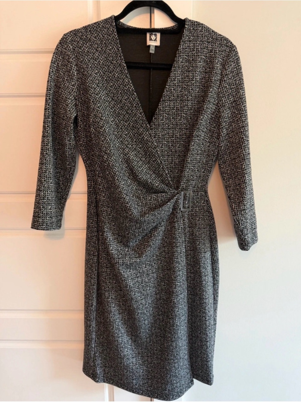 Anne Klein Faux-Wrap Dress Women's Size 4